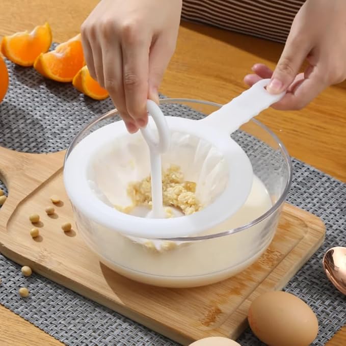 Kitchen Ultra-Fine Nylon Mesh Strainer I Filter Spoon Sieve - Image 4