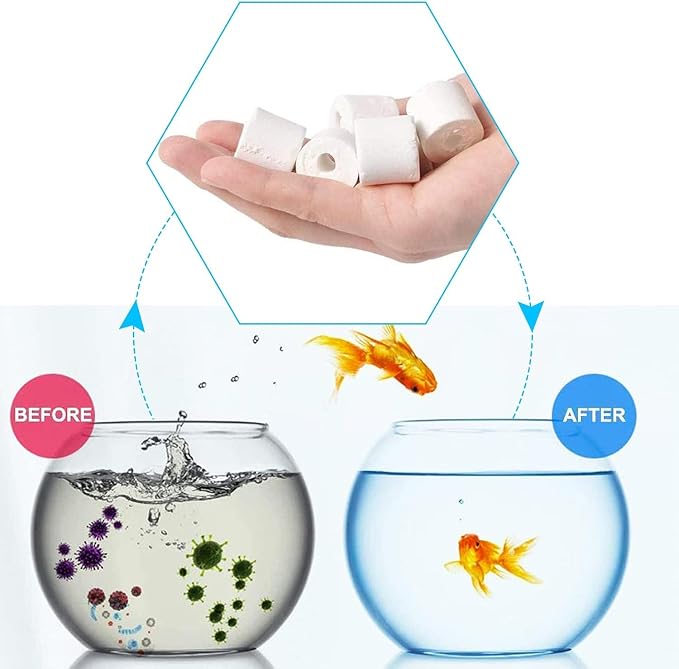 Aquarium Ceramic Ring 420g Bio Ceramic Media Ring - Image 6