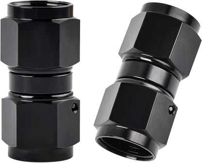 EVIL ENERGY 6AN Female to 6AN Female Straight Swivel Coupler Union Fitting by EVILENERGY