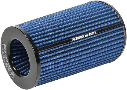 Universal 3/3.5/4" High-Flow Air Filter, Reusable Cone Cold Air Intake - Image 3