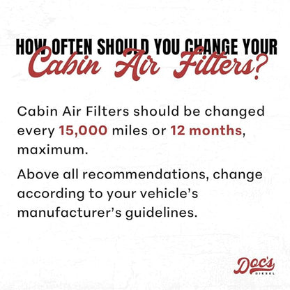 Doc's Diesel Cabin Air Filter D3696 | Compatible - Image 6