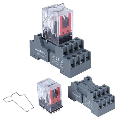 Electromagnetic Power Relay, 14-Pin 5 AMP 110V/120V AC Relay Coil - Image 2