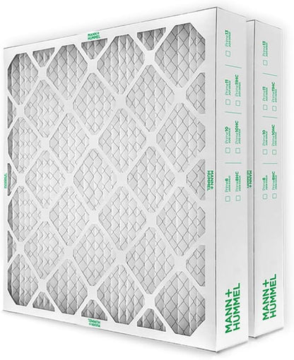 Mann+Hummel 20x24x4 MERV 8 Pleated HVAC AC Furnace Air Filters. 2 Pack. by MannHummel
