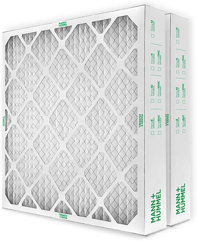 Mann+Hummel 20x25x4 MERV 8 Pleated HVAC AC Furnace Air Filters. 2 Pack. by MannHummel