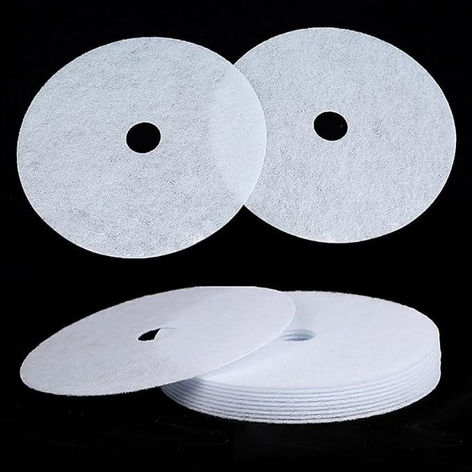 4 Pcs White Cloth Dryer Exhaust Filter, by Unknown