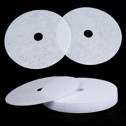 4 Pcs White Universal Cloth Dryer Exhaust Filter, by Galepromot