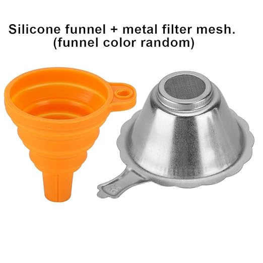3D Printer Metal Filter Funnel, 3D Printer Resin Foldable Silicone Funnel+Metal - Image 3
