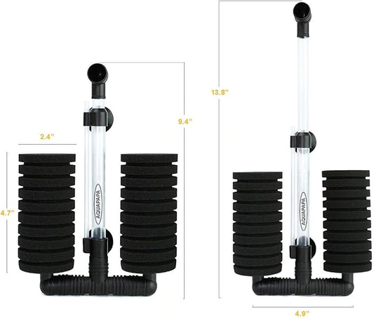 Aquarium Bio Sponge Filter 2 PCS - Image 2
