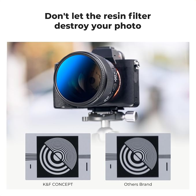 K&F CONCEPT 95mm UV/CPL/ND Lens Filter Kit-18 Multi-Layer Coatings, UV Filter + - Image 7