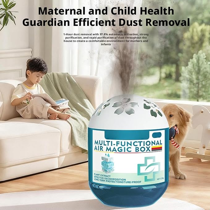 Indoor Air Purification Dust Removal Magic Box, No Electricity Needed & Silent - Image 4