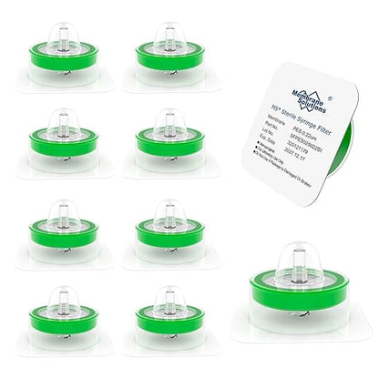 Membrane Solutions 20 Pack Syringe Filter Sterile PES Hydrophilic Filtration by MembraneSolutions