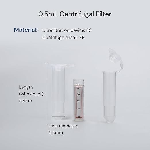 100kDa Ultra Centrifugal Filter Unit, Regenerated Cellulose RC Membrane - Image 3