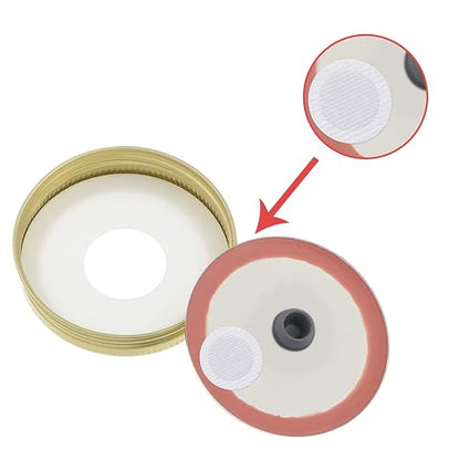Zonon 256 Pieces Synthetic Filter Paper Stickers 20 mm 0.3 ?m Synthetic Filter - Image 4