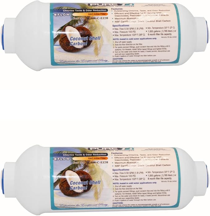PureT IL-6W-C-EZ38-2, Lifetime of 1 Year or 700 Gallons by PureT
