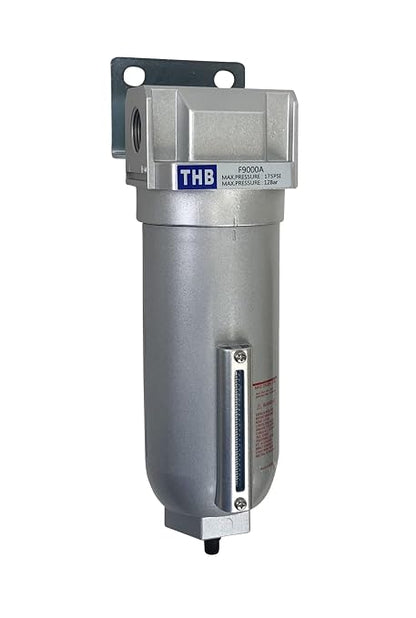 1" NPT Industrial Particulate Filter, Removes Water, Debris from Compressed Air - Image 2