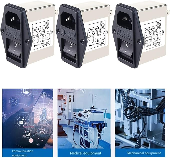 IEC Power Filter, Inlet Power Socket, IEC Socket Power Filter - Image 4