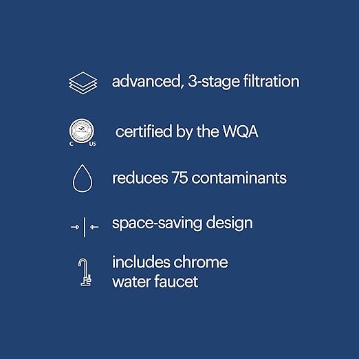Brondell Coral UC300 Under Sink Water Filtration System – Reduces PFAS - Image 6