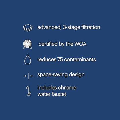 Brondell Coral UC300 Under Sink Water Filtration System – Reduces PFAS - Image 6