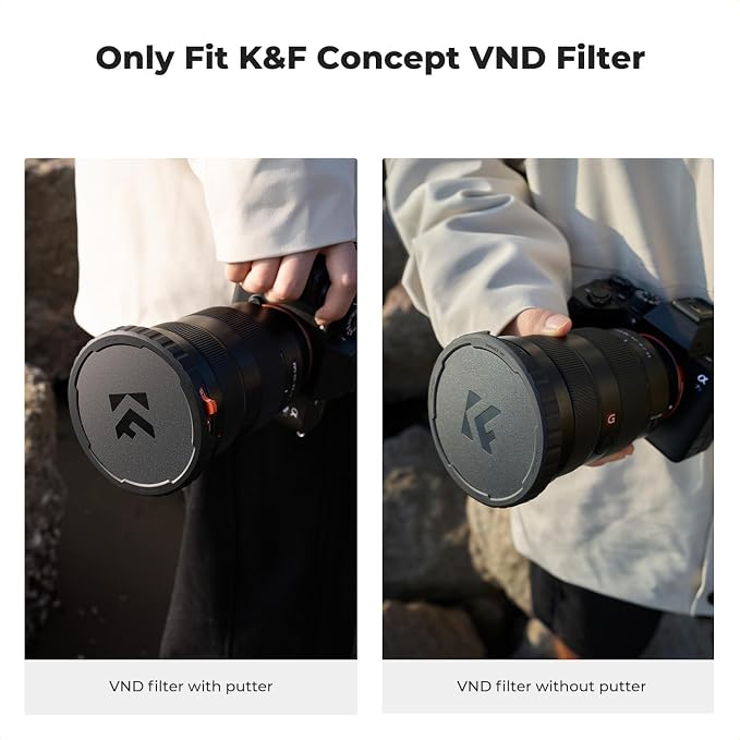 K&F CONCEPT 77mm Variable ND Lens Filter Cap TPU Material Filter Cap Only - Image 6