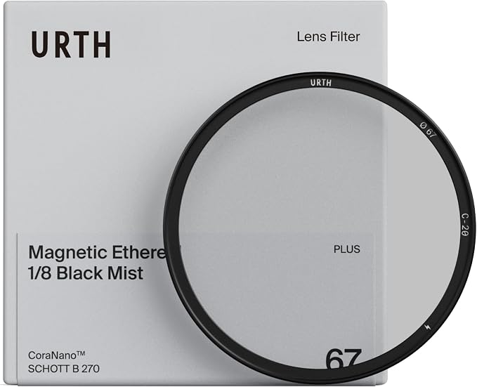 Urth 62mm Magnetic Ethereal Black Mist ⅛ Diffusion Lens Filter by Urth