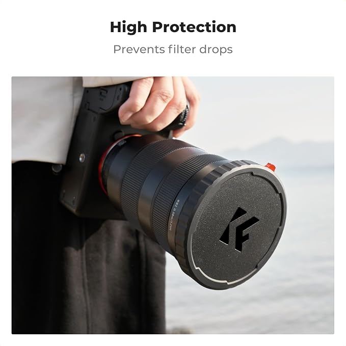 K&F CONCEPT 82mm Variable ND Lens Filter Cap TPU Material Filter Cap Only - Image 4
