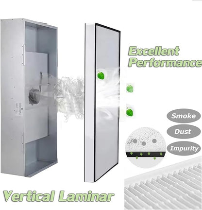INTSUPERMAI Vertical Laminar Flow Hood Air Flow Clean Bench Workstation - Image 4