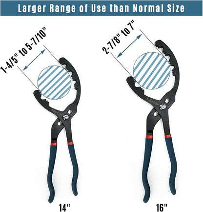 Oil Filter Wrench Set, Removal Tool, No Slipping - Image 7