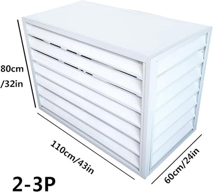 Aluminum Outdoor Condenser Protective Cover, freestanding Enclosure to Cover - Image 2