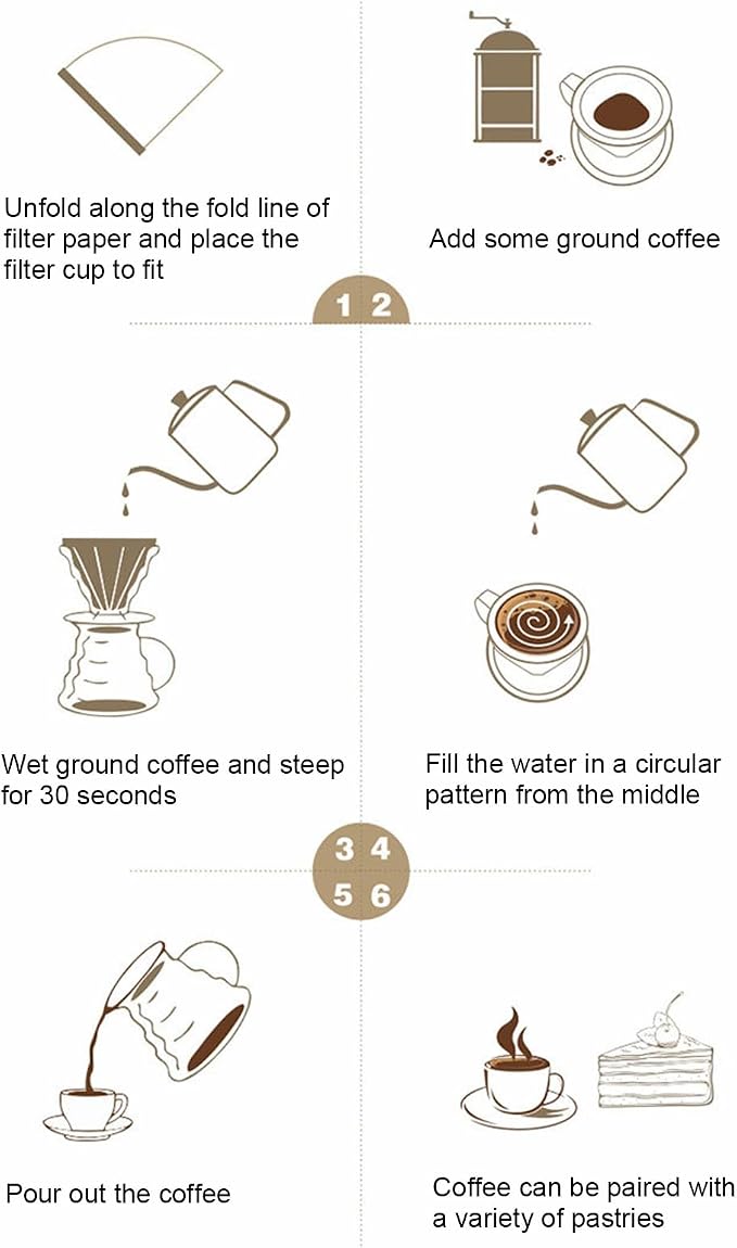 Coffee Filter Cup Dripper Cone for Home Kitchens Slow Brewed Maker - Image 8