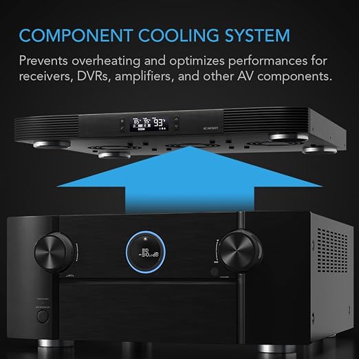 AC Infinity AIRCOM T9, Quiet Cooling Fan System 17" Top-Exhaust - Image 2