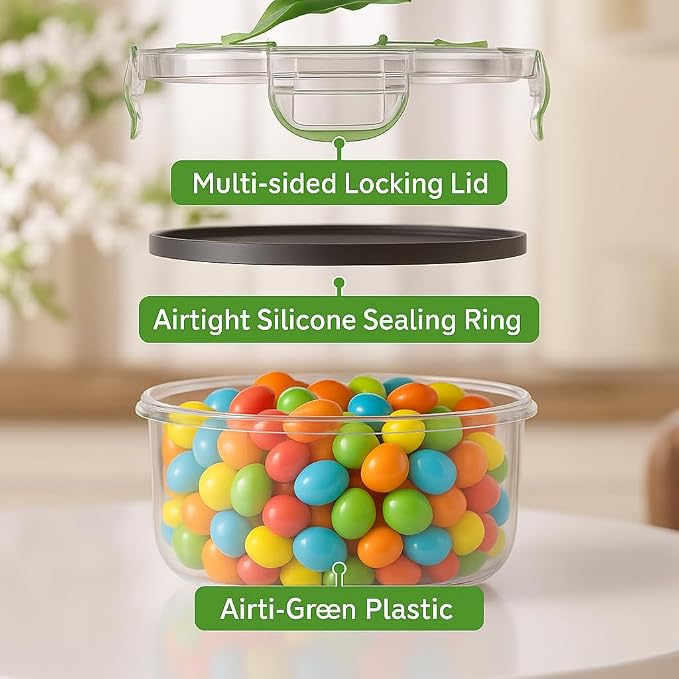 RockBerry 66 Pcs Large Food Storage Containers - Image 5