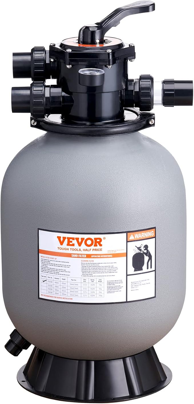 VEVOR 25023BX 16-inch, Above Inground Swimming Pool Sand System by VEVOR