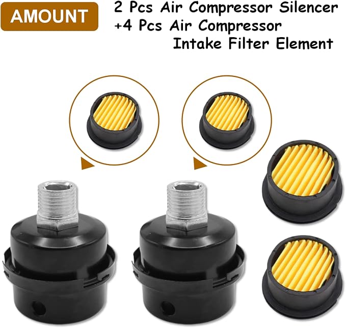 Pack of 2 Air Compressor Silencer - Image 5