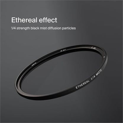 Urth 77mm Magnetic Ethereal White Mist ¼ Diffusion Lens Filter — Cinematic - Image 2