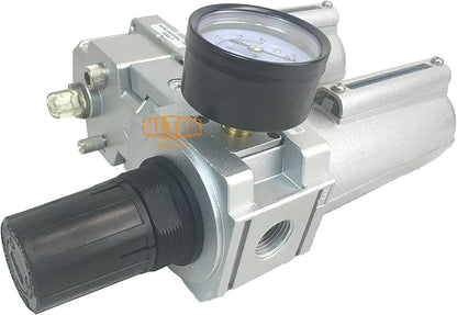 1/2" NPT HEAVY DUTY Compressed Air In Line Filter Regulator Lubricator Oiler - Image 5