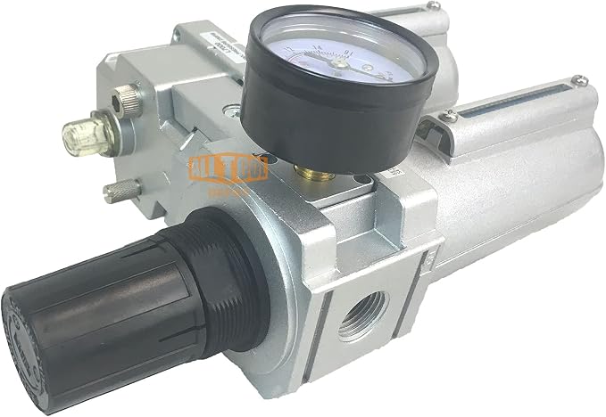 1/2" NPT HEAVY DUTY Compressed Air In Line Filter Regulator Lubricator Oiler - Image 5