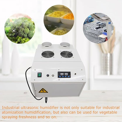 Commercial Ultrasonic Humidifier 12kg/h Portable Continuous Cool Mist Maker - Image 7