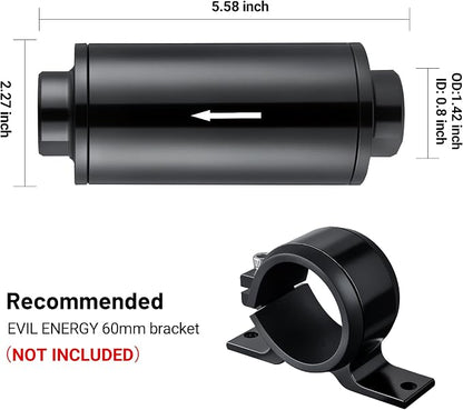 EVIL ENERGY Inline Fuel Filter 30 Micron - Image 2