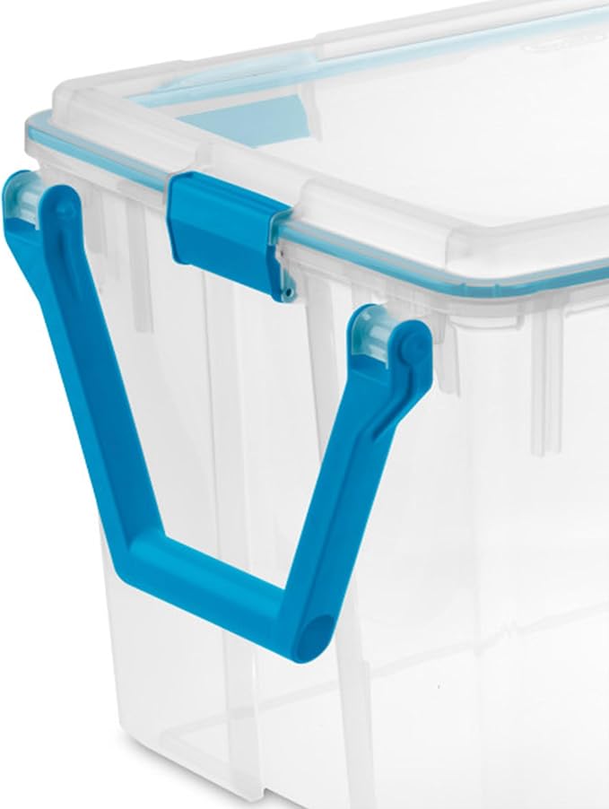 Sterilite 6-Pack Gasket Box, Weather-Resistant Storage Bins - Image 9