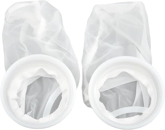 2Pcs Rain Water Filter, 8 Inch IBC Lid Filter, Nylon IBC Tote Cover, Stretchy - Image 2