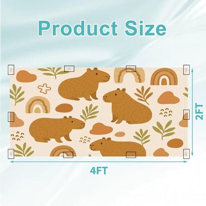 6 Pcs Fluorescent Light Covers for Ceiling Lights Cute Capybara Gifts Rainbows - Image 2