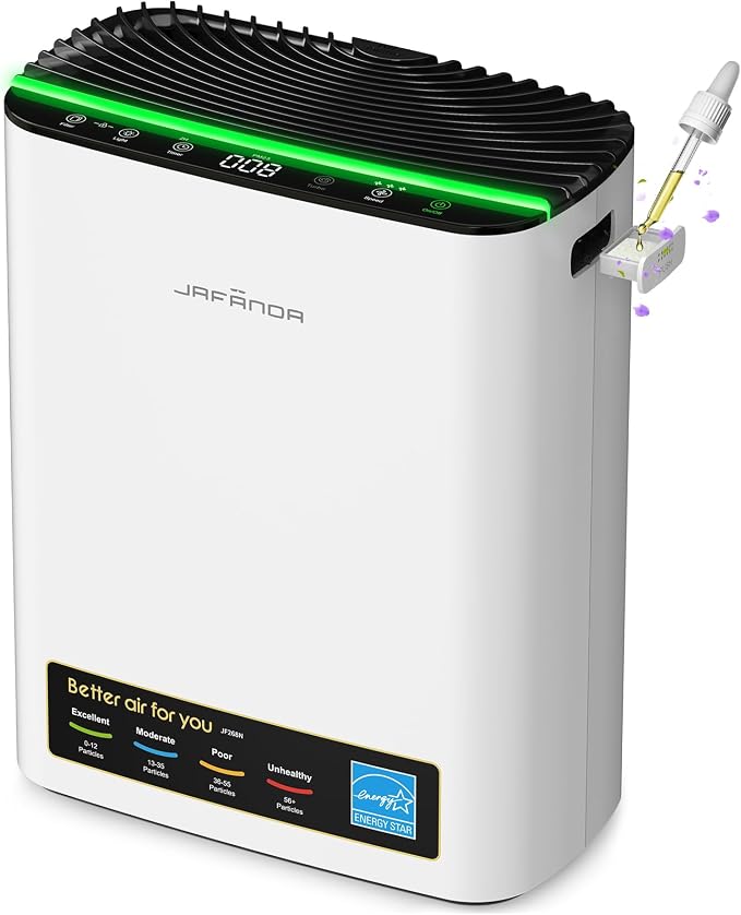 Jafända Air Purifier for Home Large Room Bedroom Up to 1226 Ft², True HEPA - Image 8