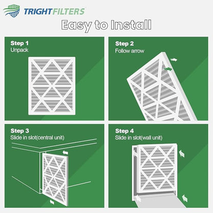 24x24x1 Air Filter 6 Pack, Durable MERV 8 Pleated Home HVAC AC Furnace Filters - Image 7