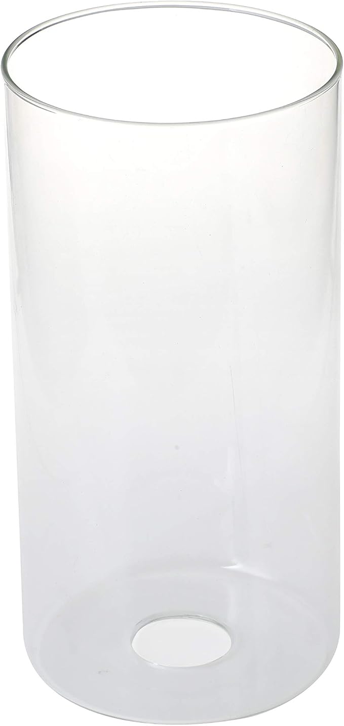 GoLucky Clear Cylinder Clear Glass Shade Accessory Glass Lamp Fixture Shade - Image 3