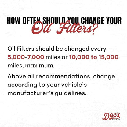 Doc's Diesel Oil Filter D6128 | Compatible - Image 5