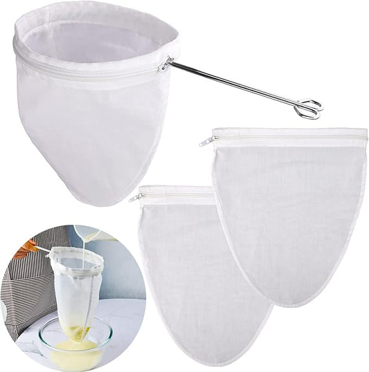 WMKGG Ultra Fine Reusable Filter Bags by Focusonthekitchensupplies