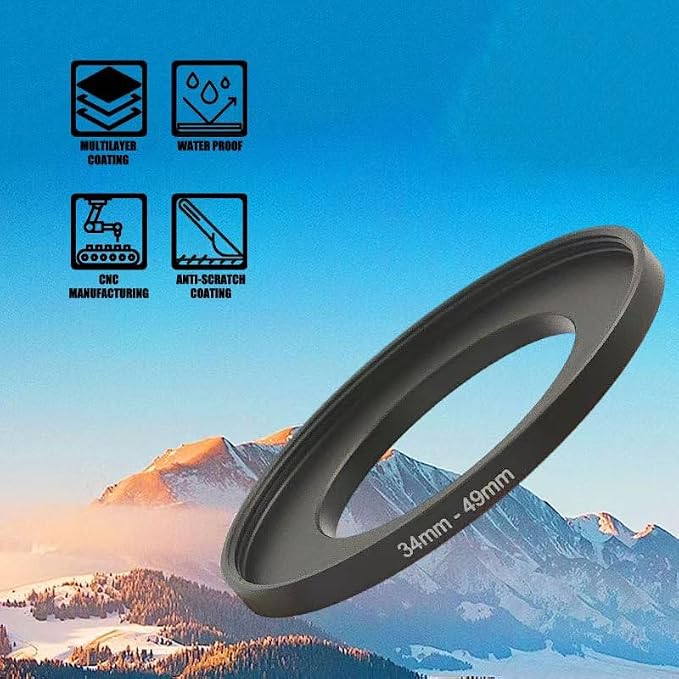 YAMAFOO 37mm to 30mm Step-Up Ring/Step Down Rings Filter Adapter - Image 4