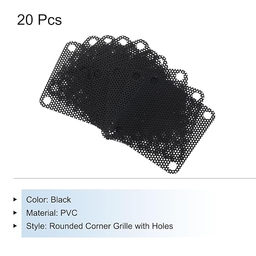 MECCANIXITY 20PCS PC Dust Filter, 40mmx40mm PVC Computer Case Cooler Dustproof - Image 3