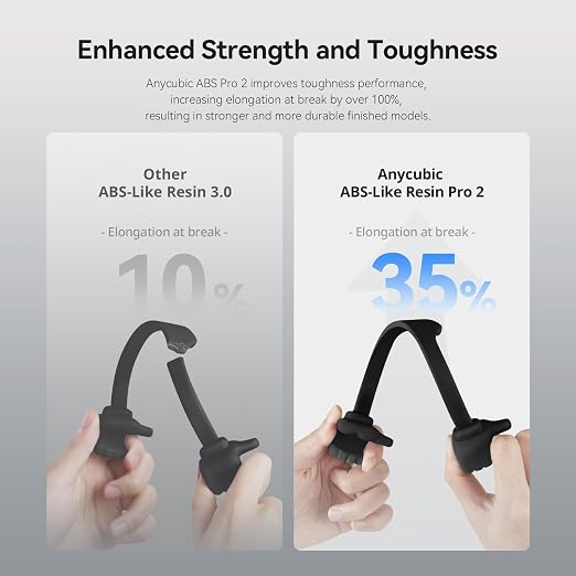 ANYCUBIC ABS-Like Resin Pro 2, 3D Printer Resin - Image 2