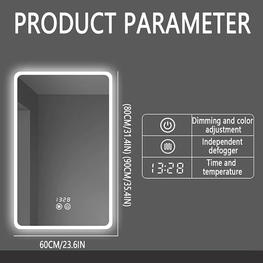 Backlit LED Illuminated Bathroom Mirror - Image 2